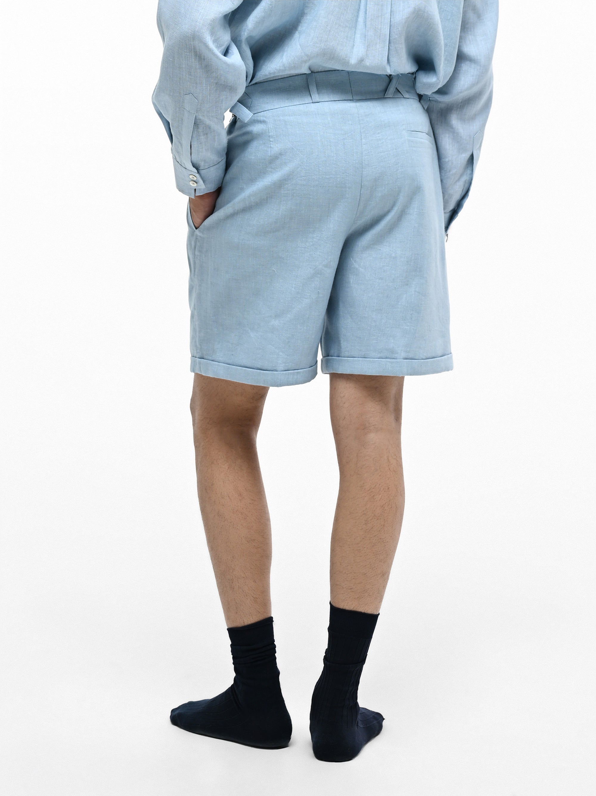 The Haven Shorts - Slate Blue
