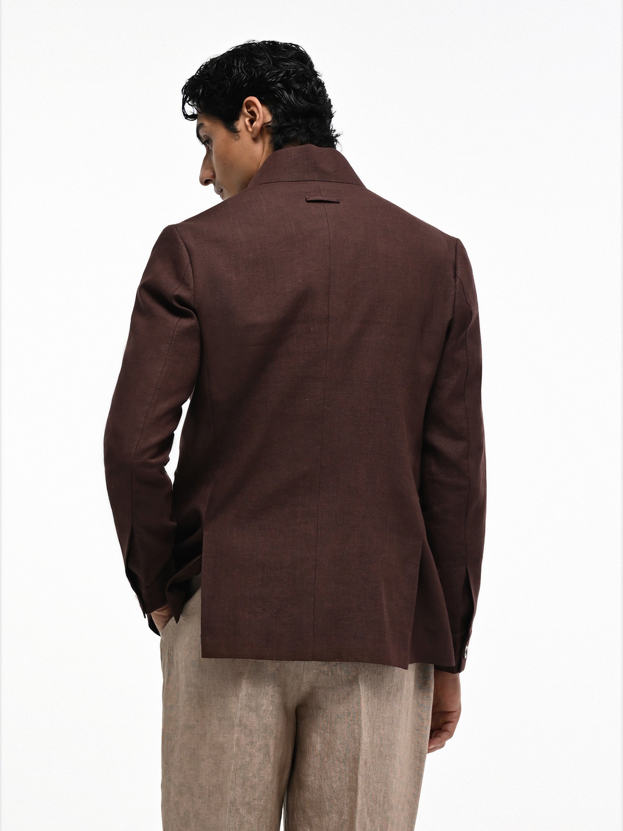 The Quorum Shacket - Tobacco Brown