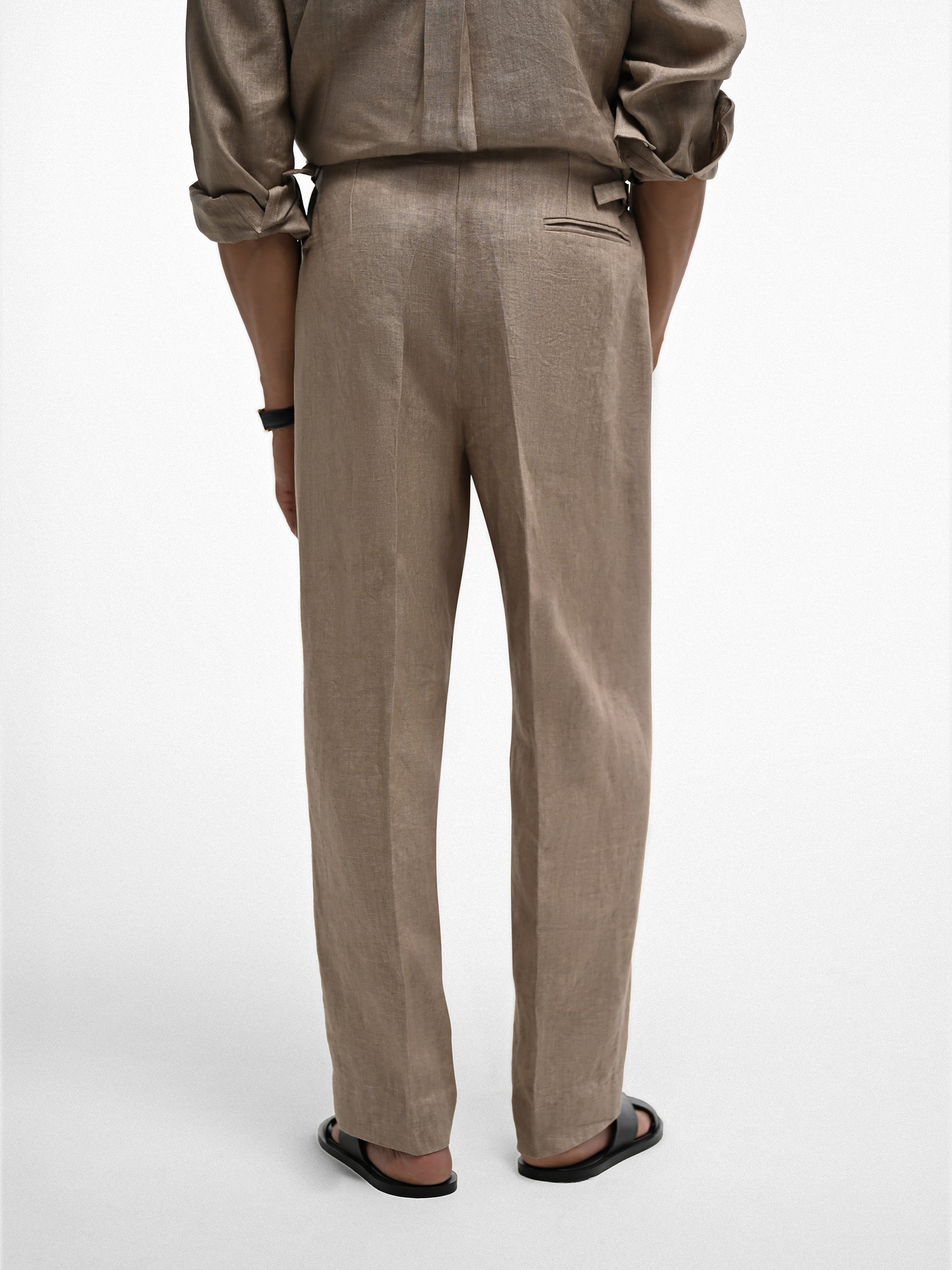 The Saunter Trouser - Parchment Beige