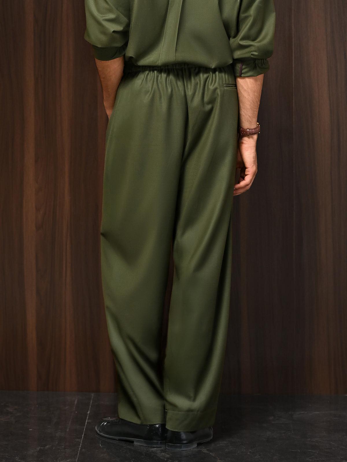 The Tether Trouser - Forest Olive