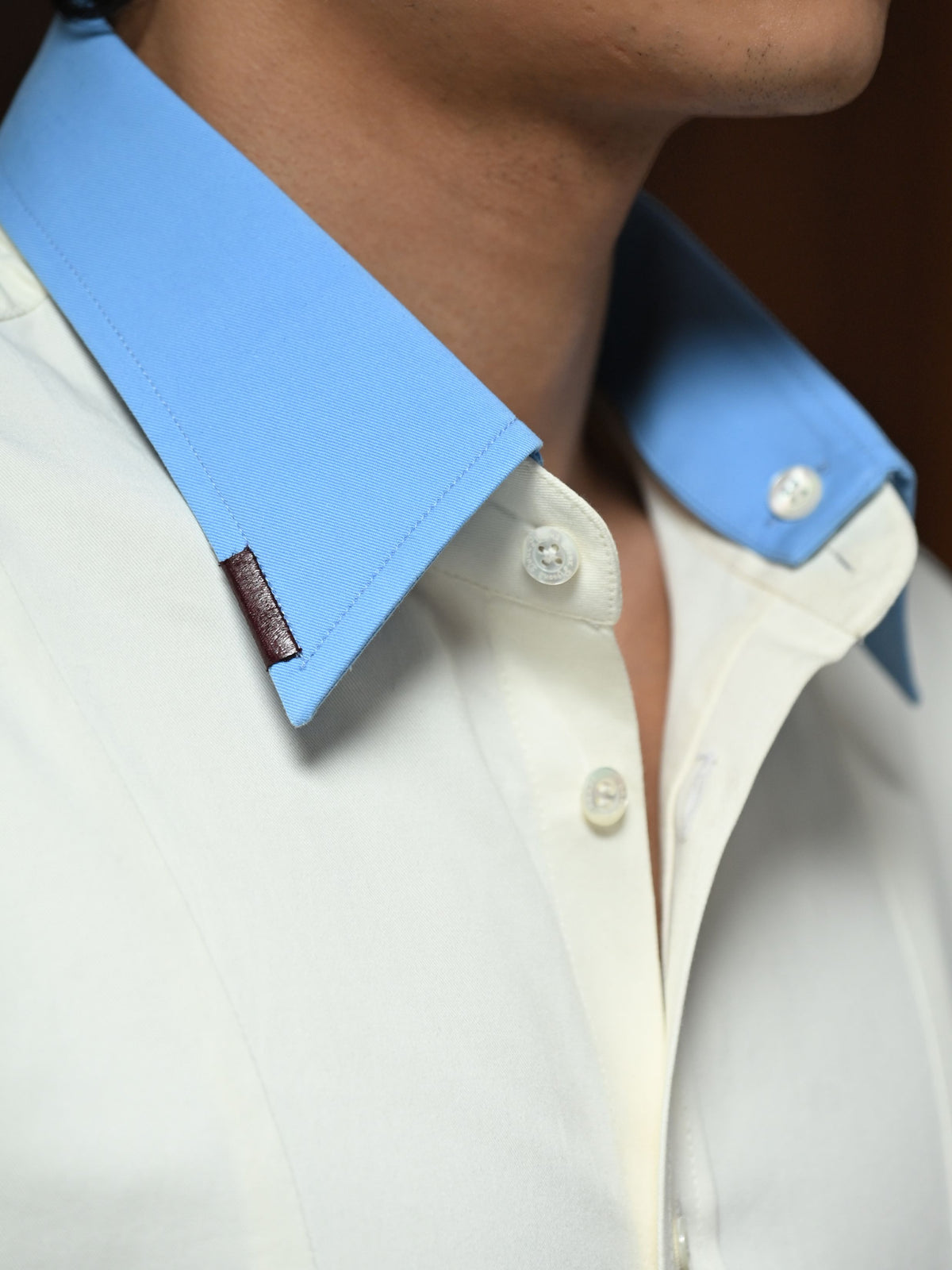 The Envoy Shirt - Dual Tone Chalk Ivory