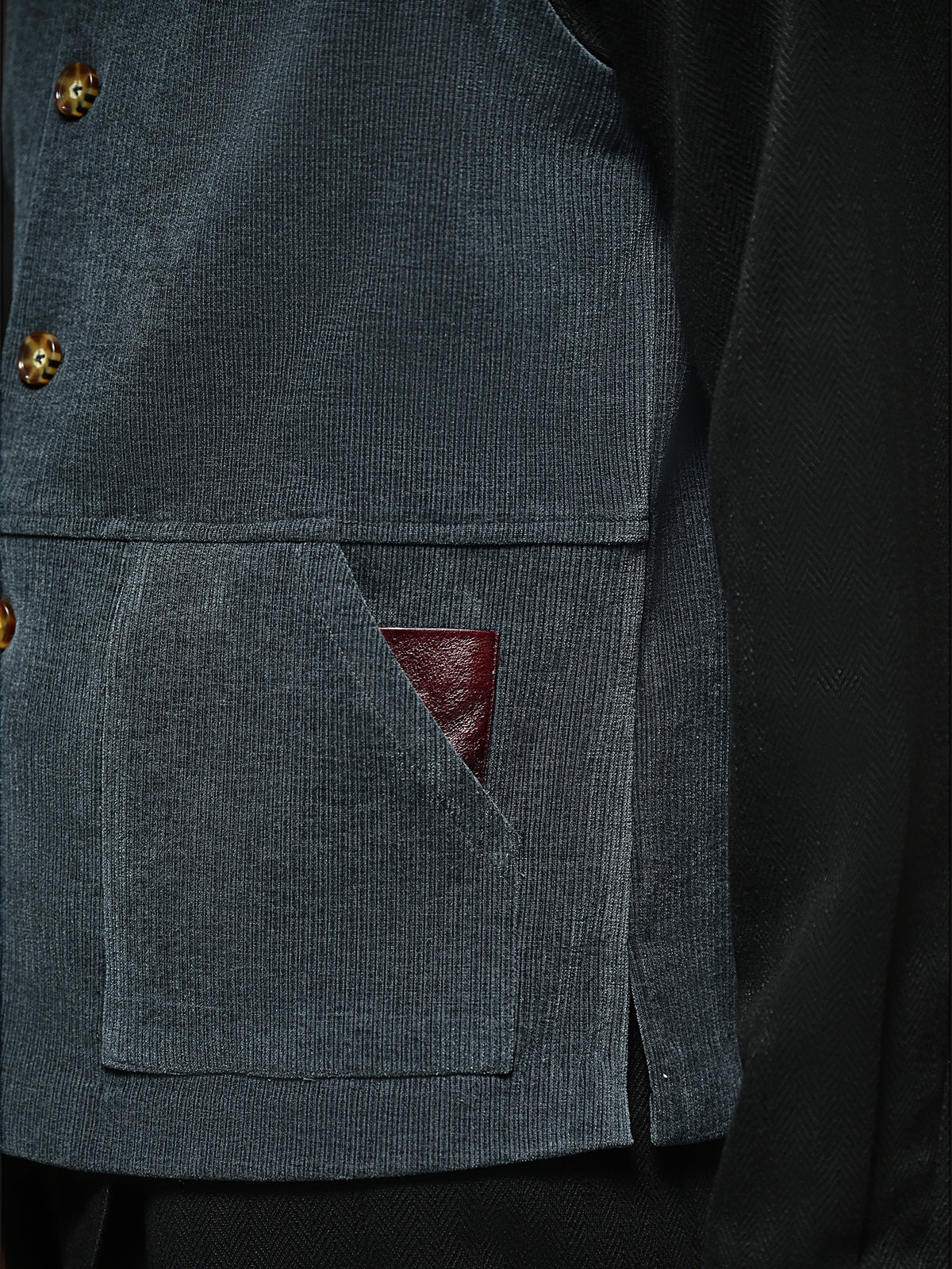 The Parish Gilet - Steel Blue