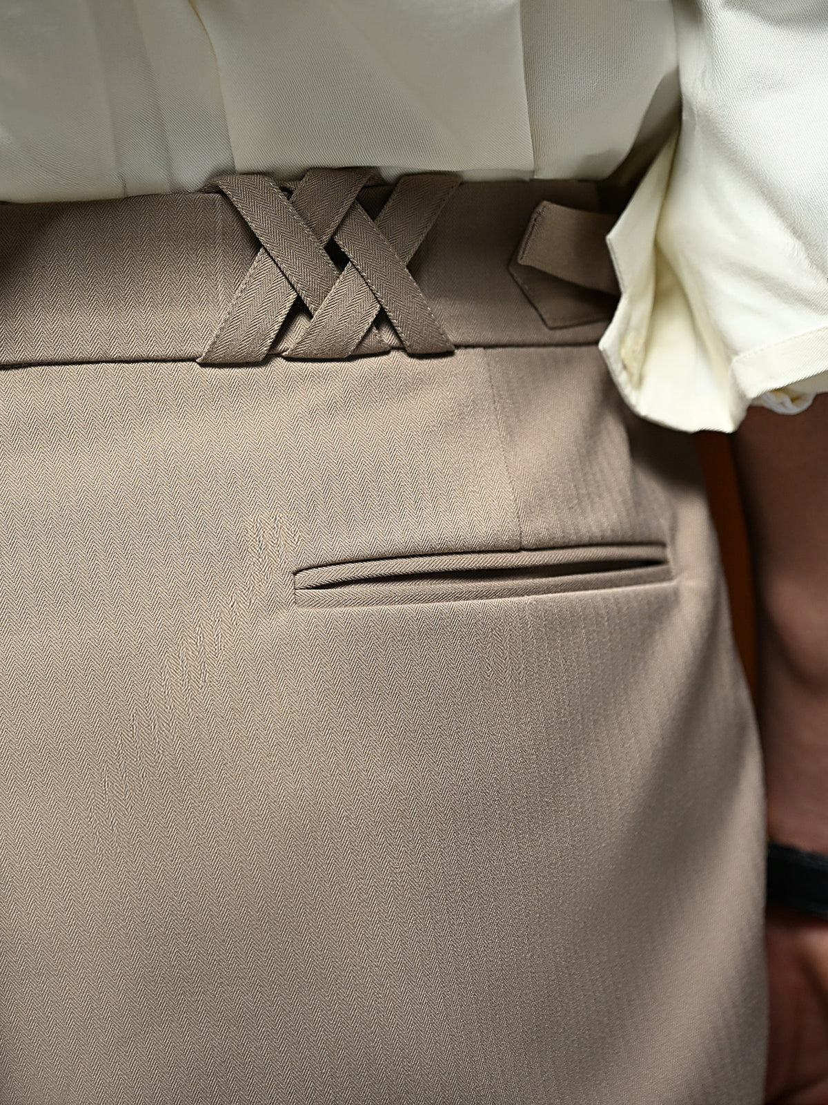 The Covenant Trouser - Fossil Beige