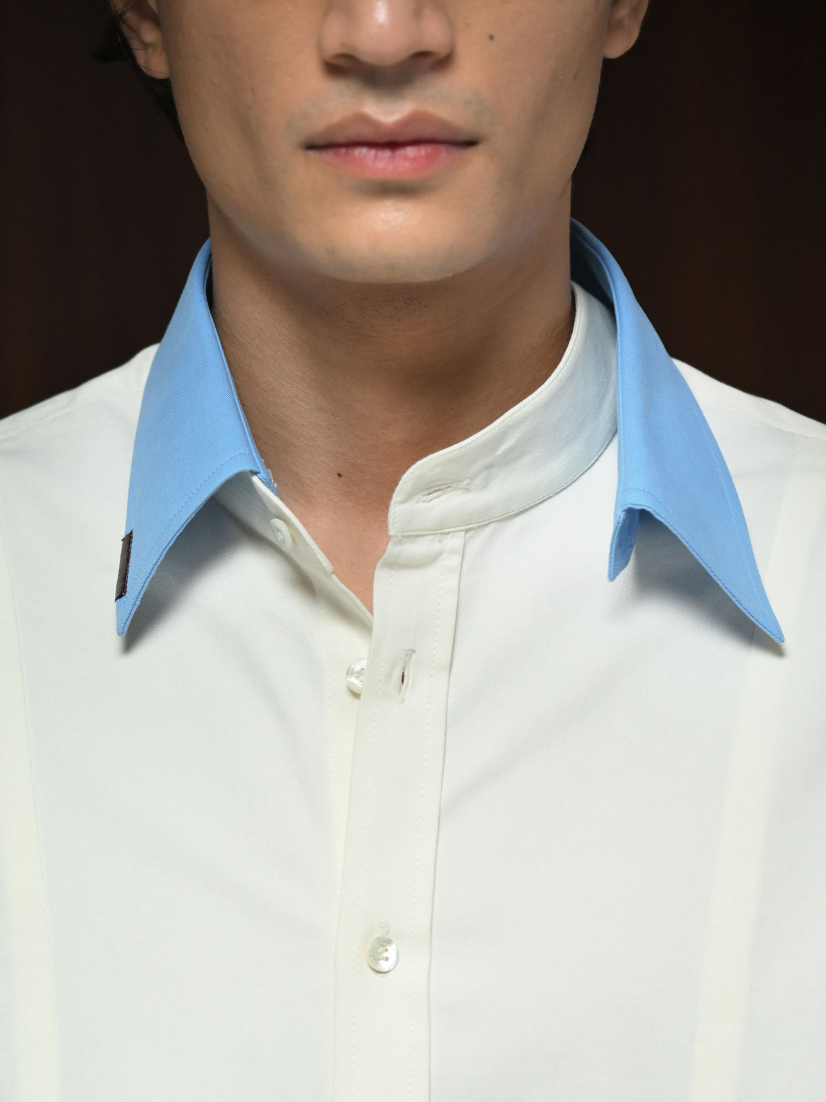 The Envoy Shirt - Dual Tone Chalk Ivory