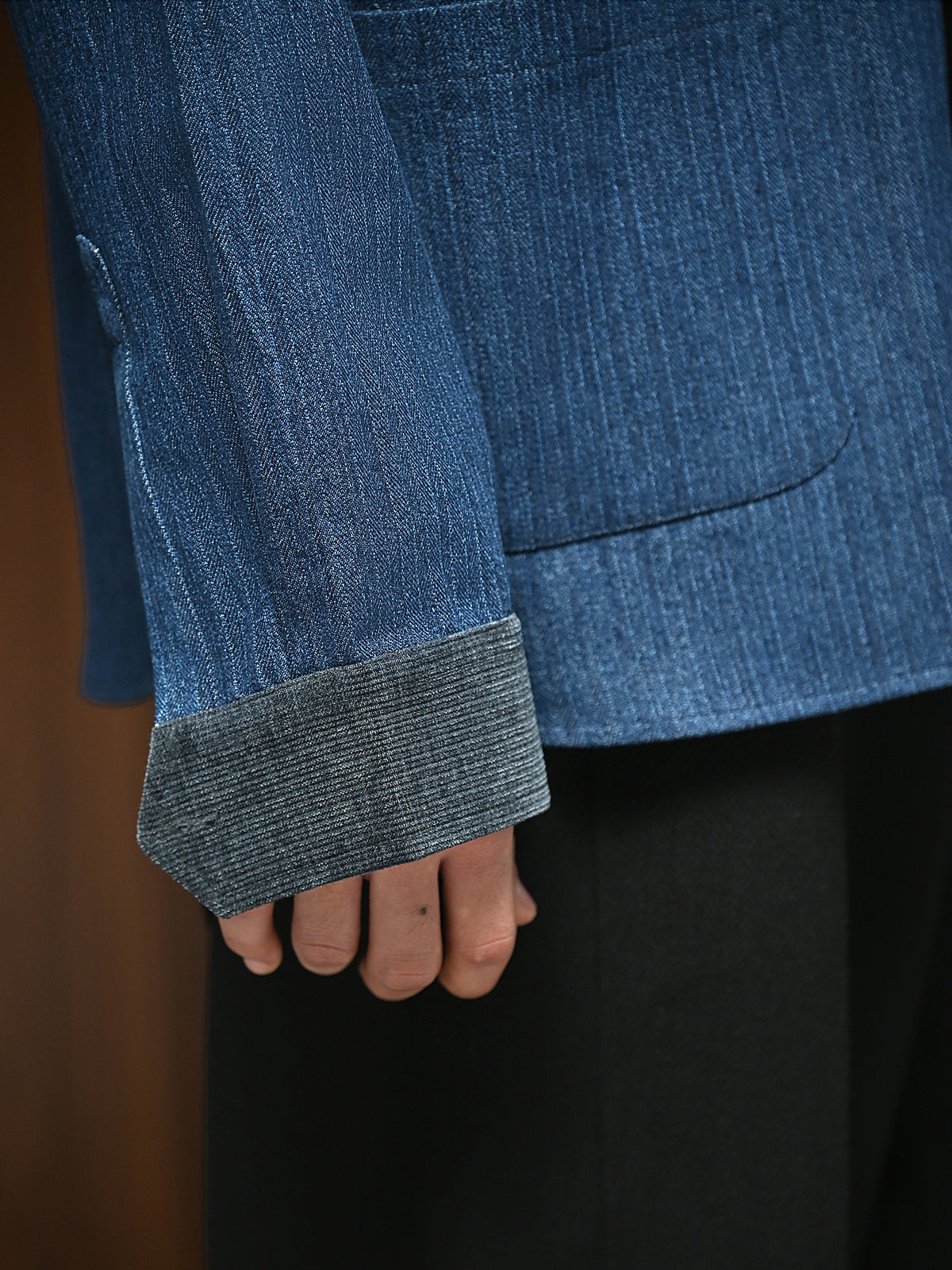 The Dossier Shacket - Vintage Navy