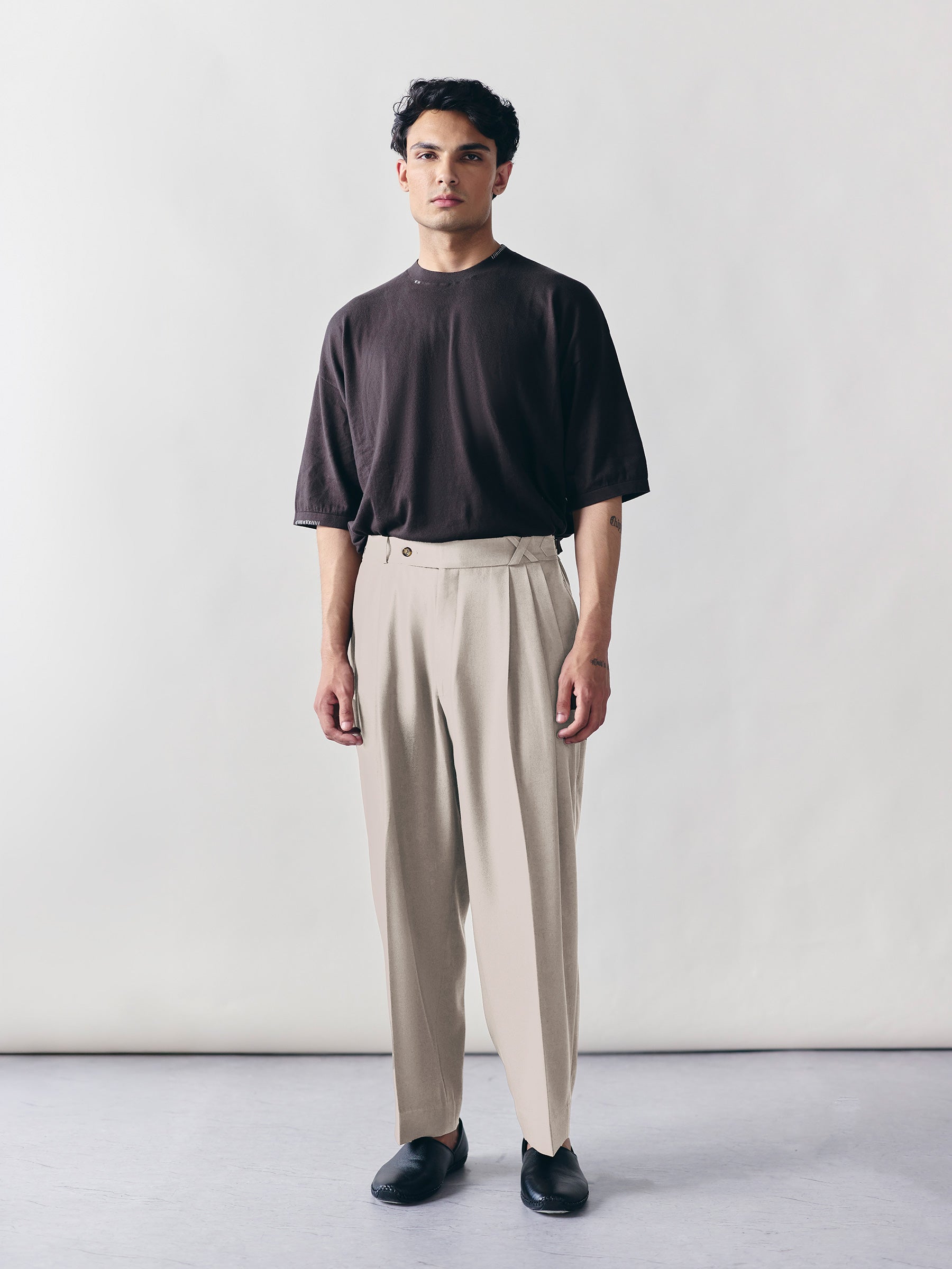 The Repose Trouser - Beige