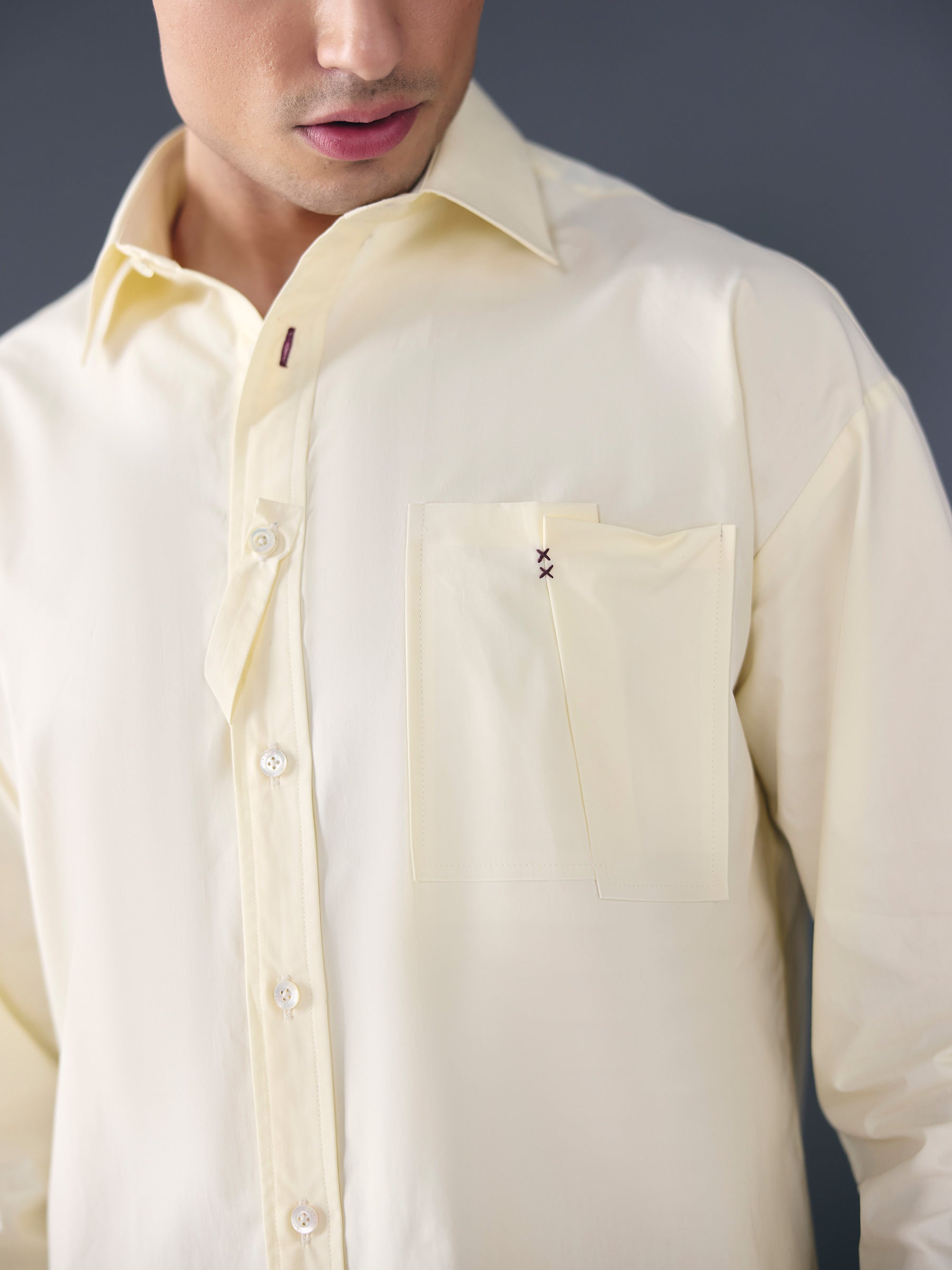 The Trace Shirt - Lemon