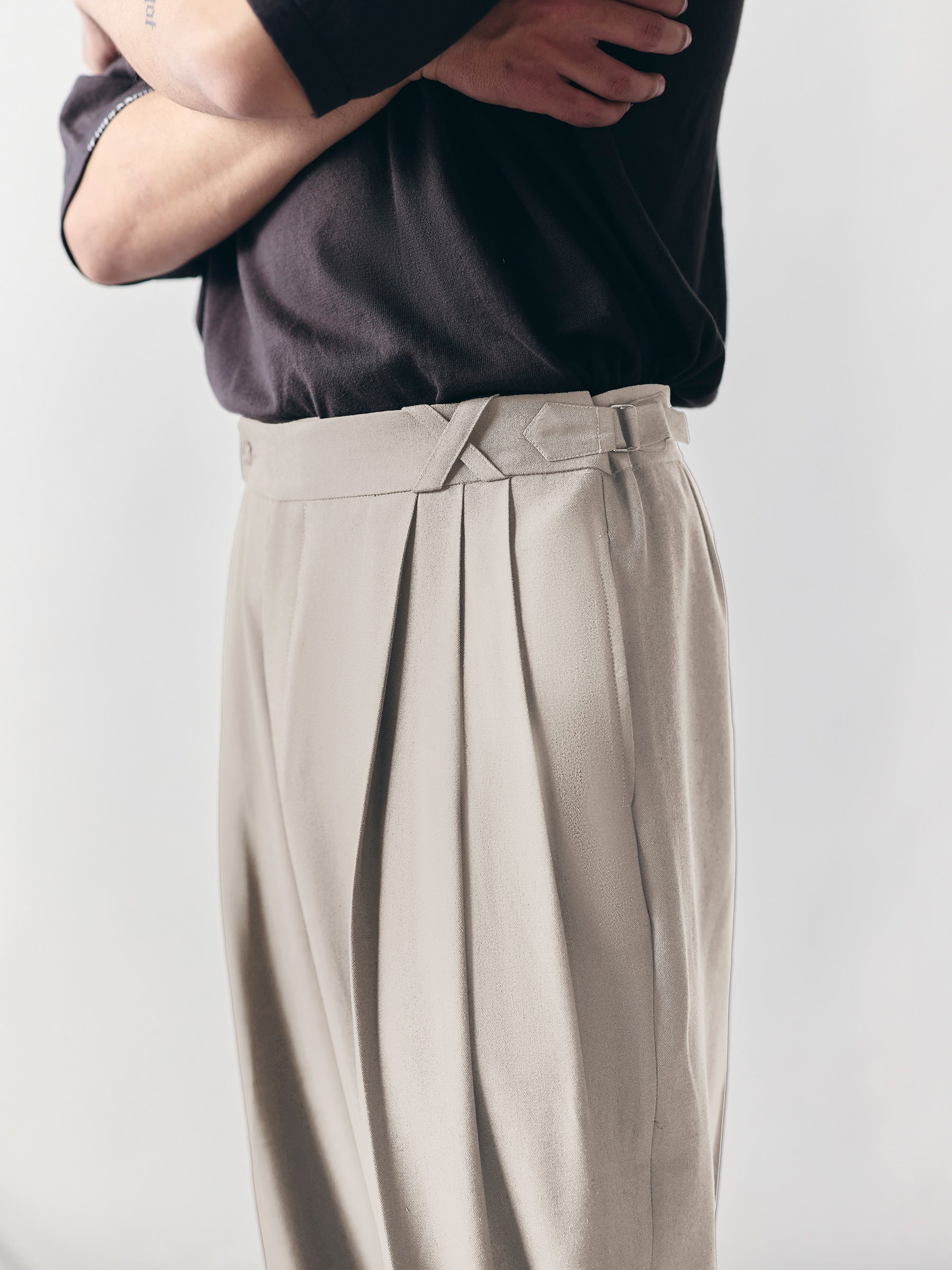 The Repose Trouser - Beige