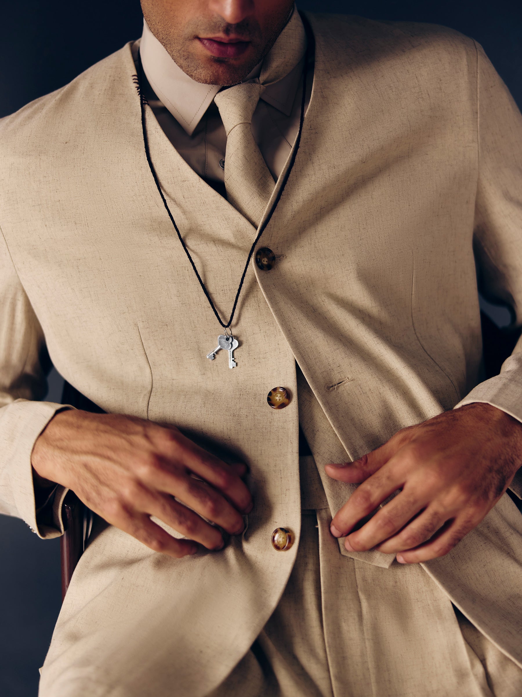 The Cadence Shacket - Beige