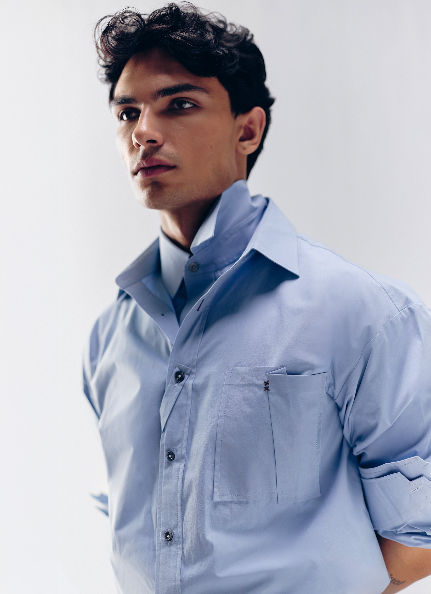 The Trace Shirt - Blue
