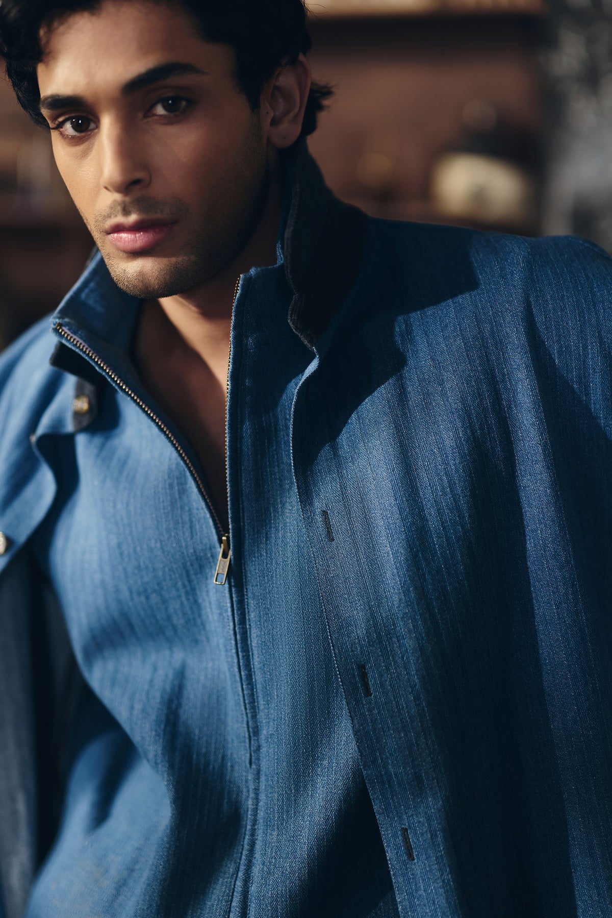 The Garrison Gilet - Denim Blue