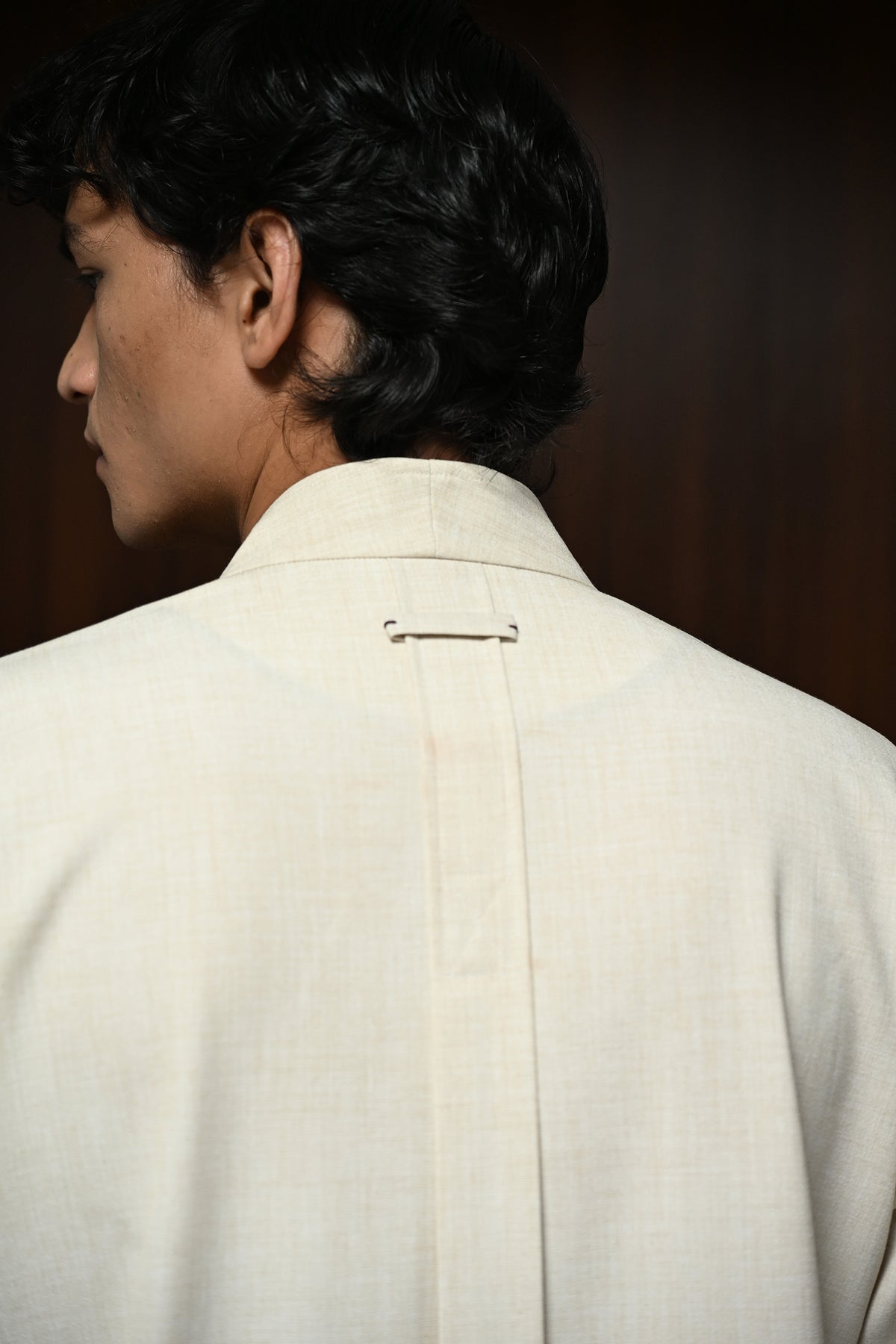 The Accord Shacket - Parchment Beige