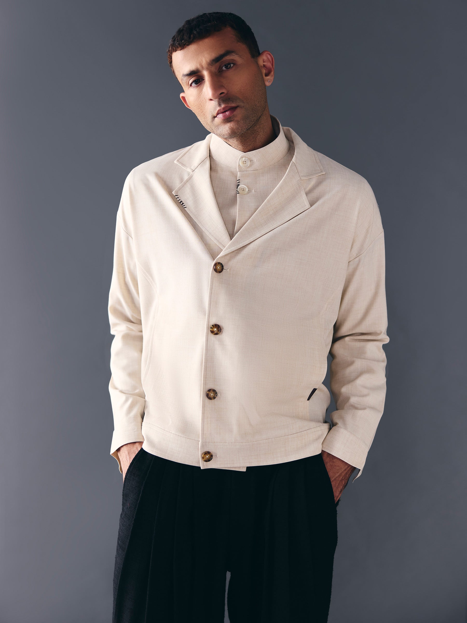 The Cipher Jacket - Beige