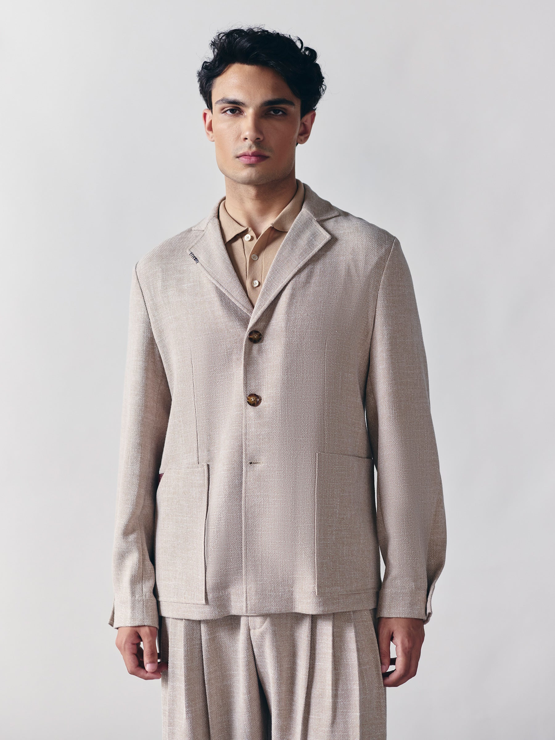 The Compose Jacket - Beige