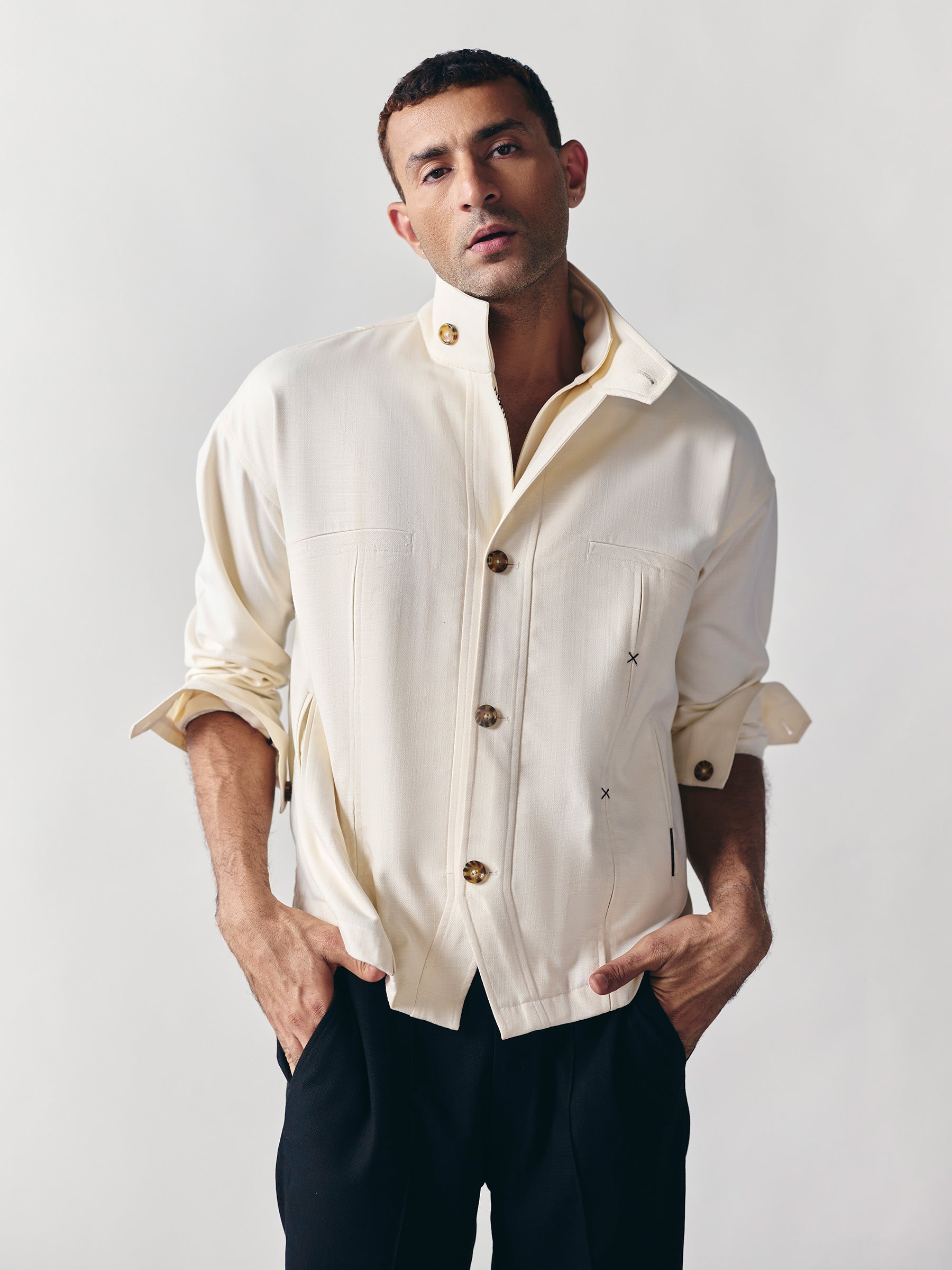 The Vice Jacket - Ivory