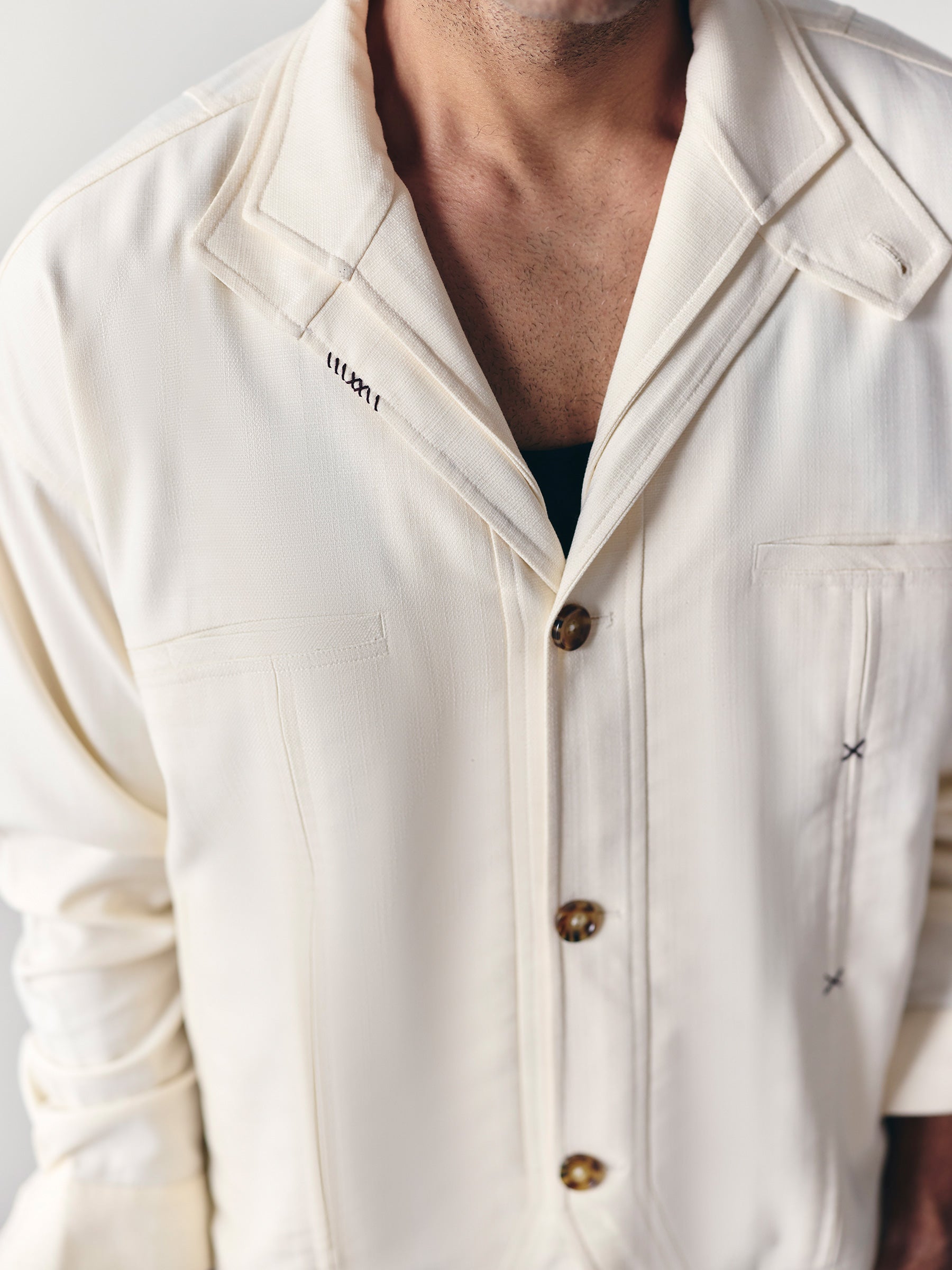 The Vice Jacket - Ivory