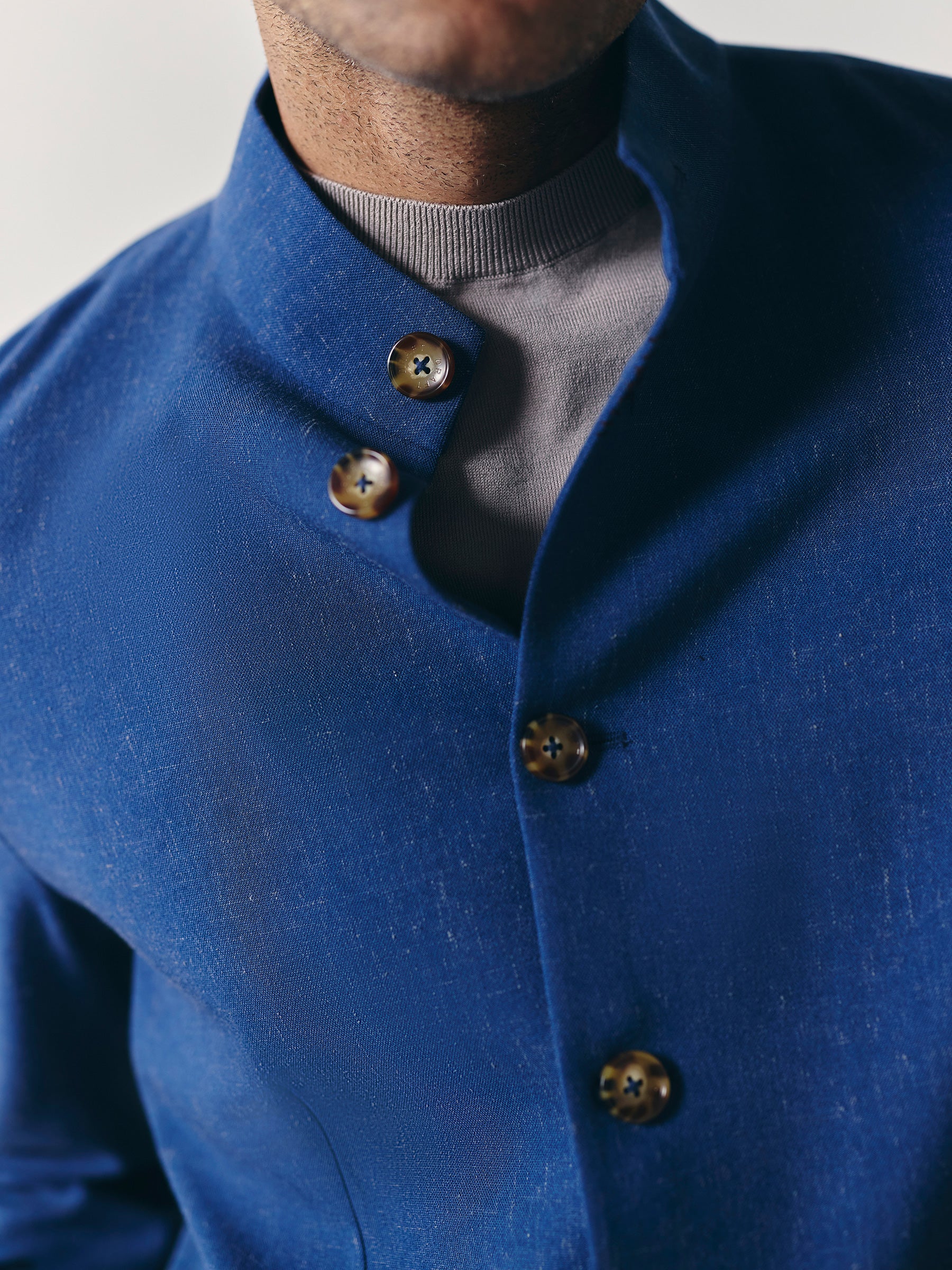 The Align Shacket- Navy Blue