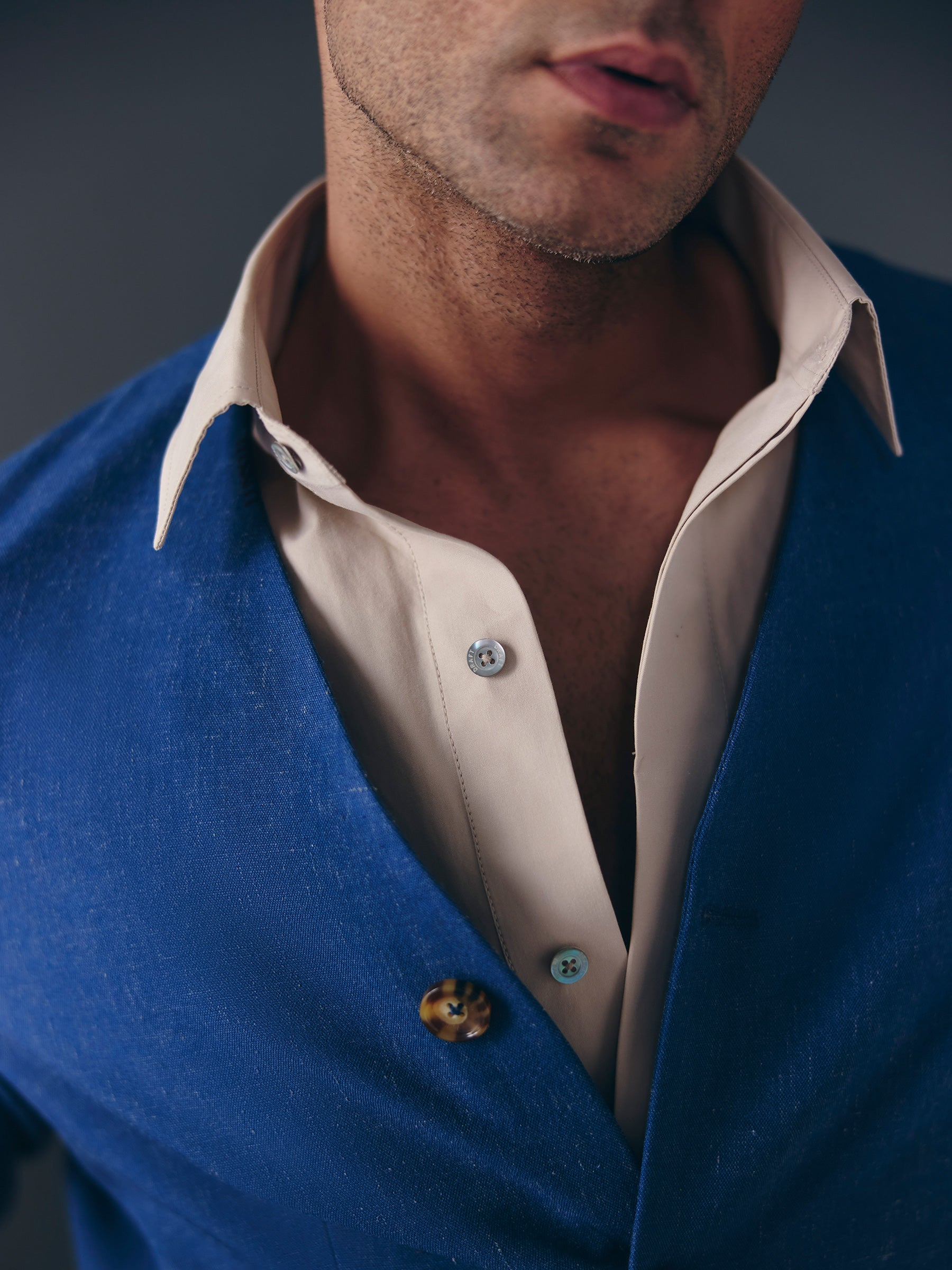 The Cadence Shacket - Blue