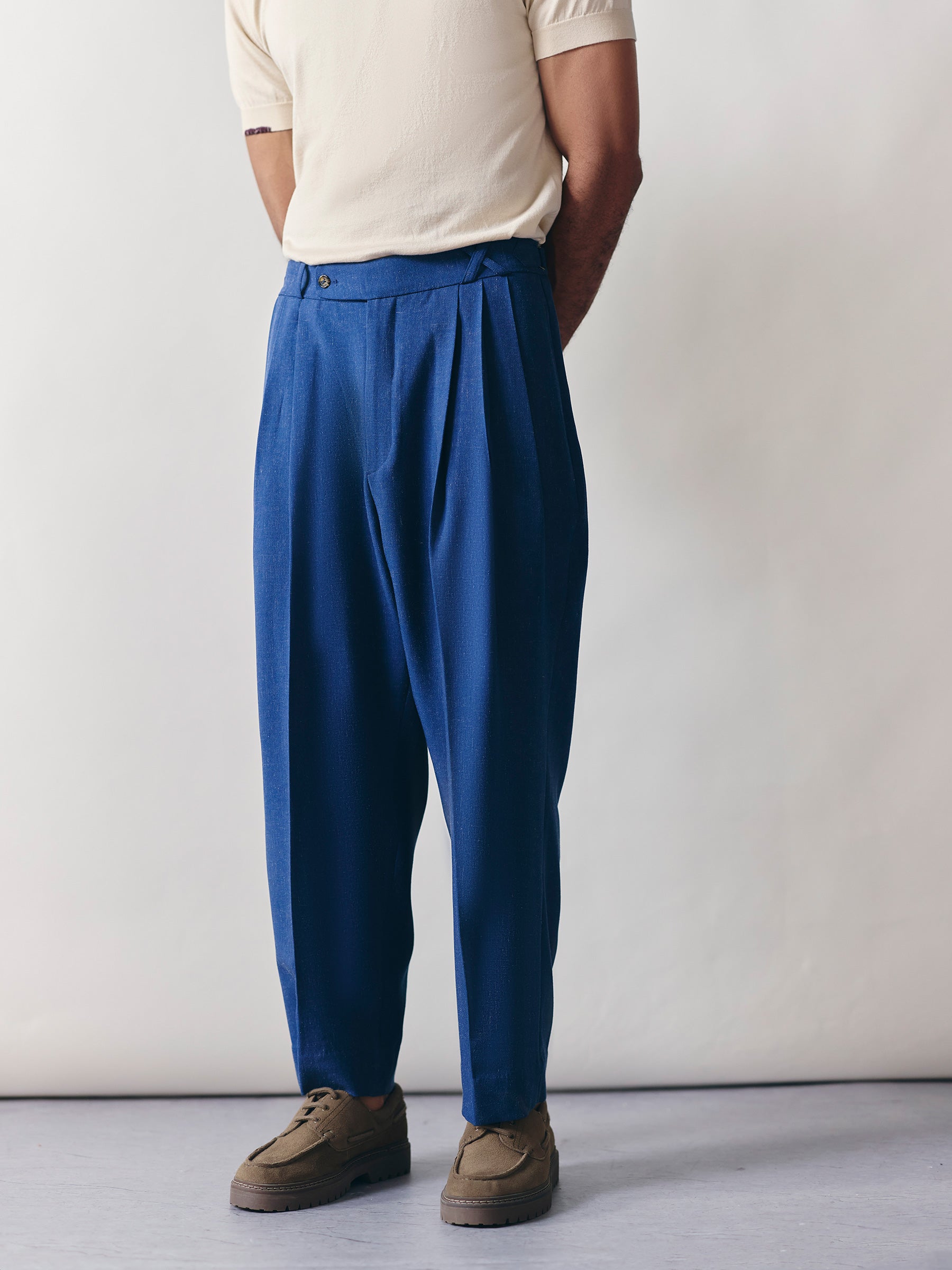The Repose Trouser - Blue