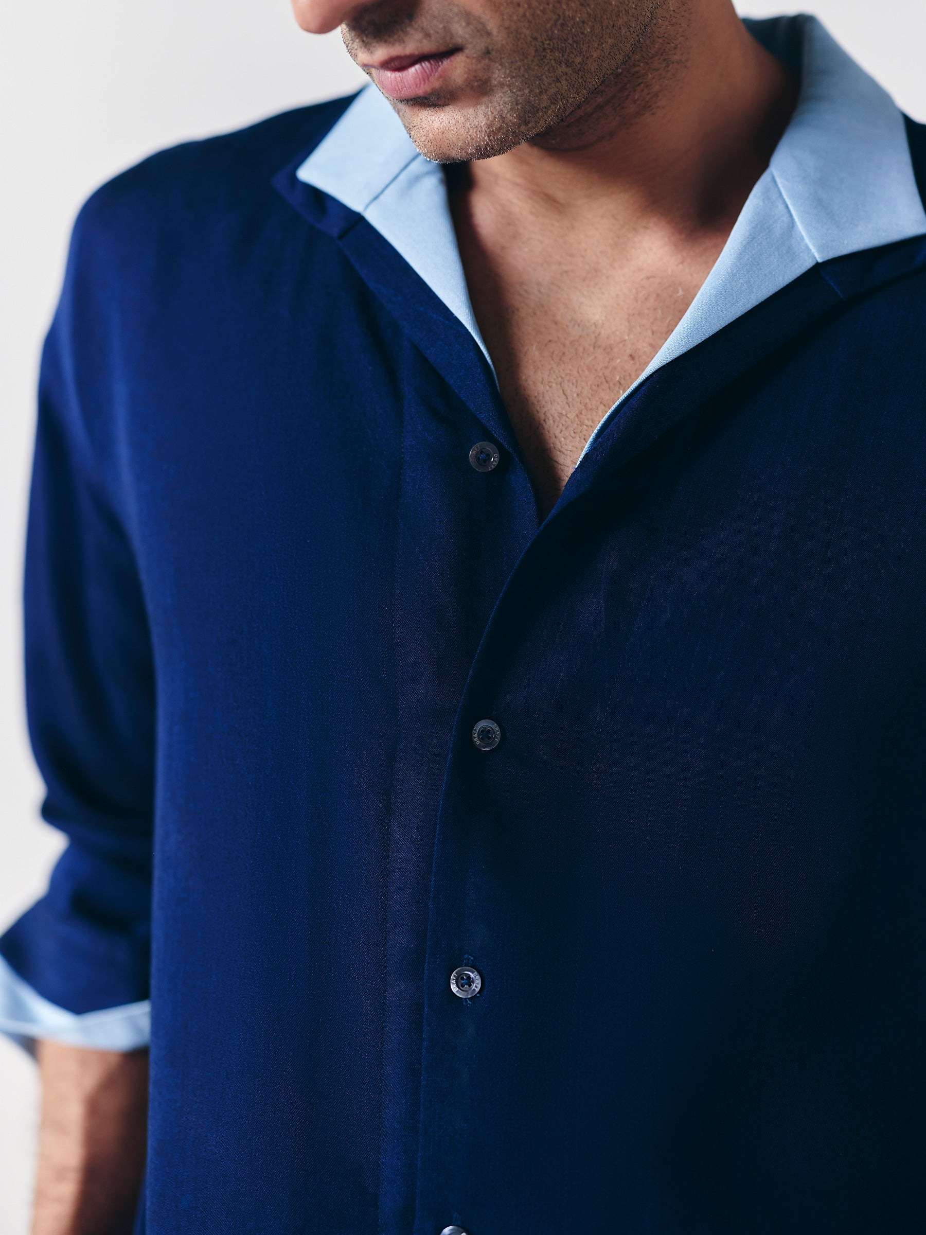 The Echo Shirt - Dual Tone Navy