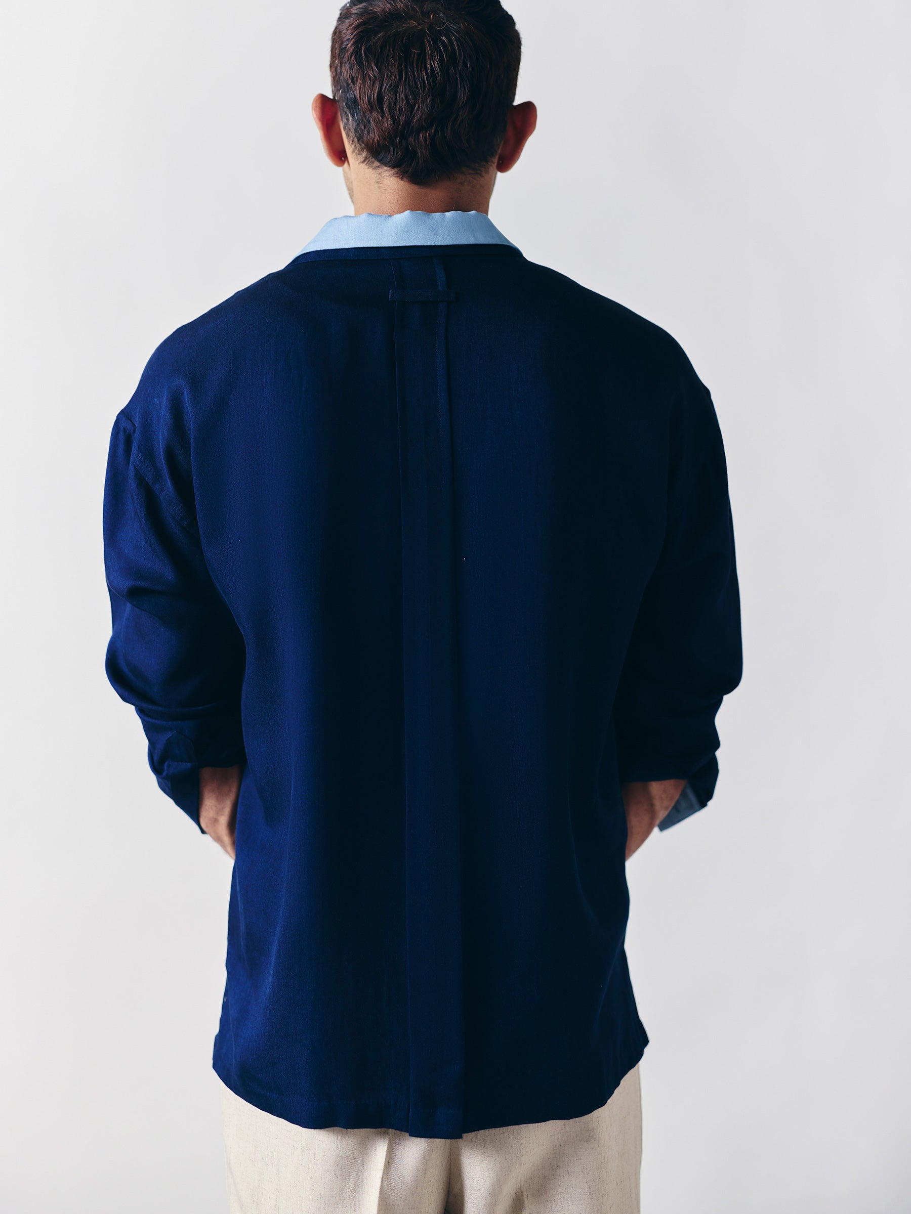 The Echo Shirt - Dual Tone Navy