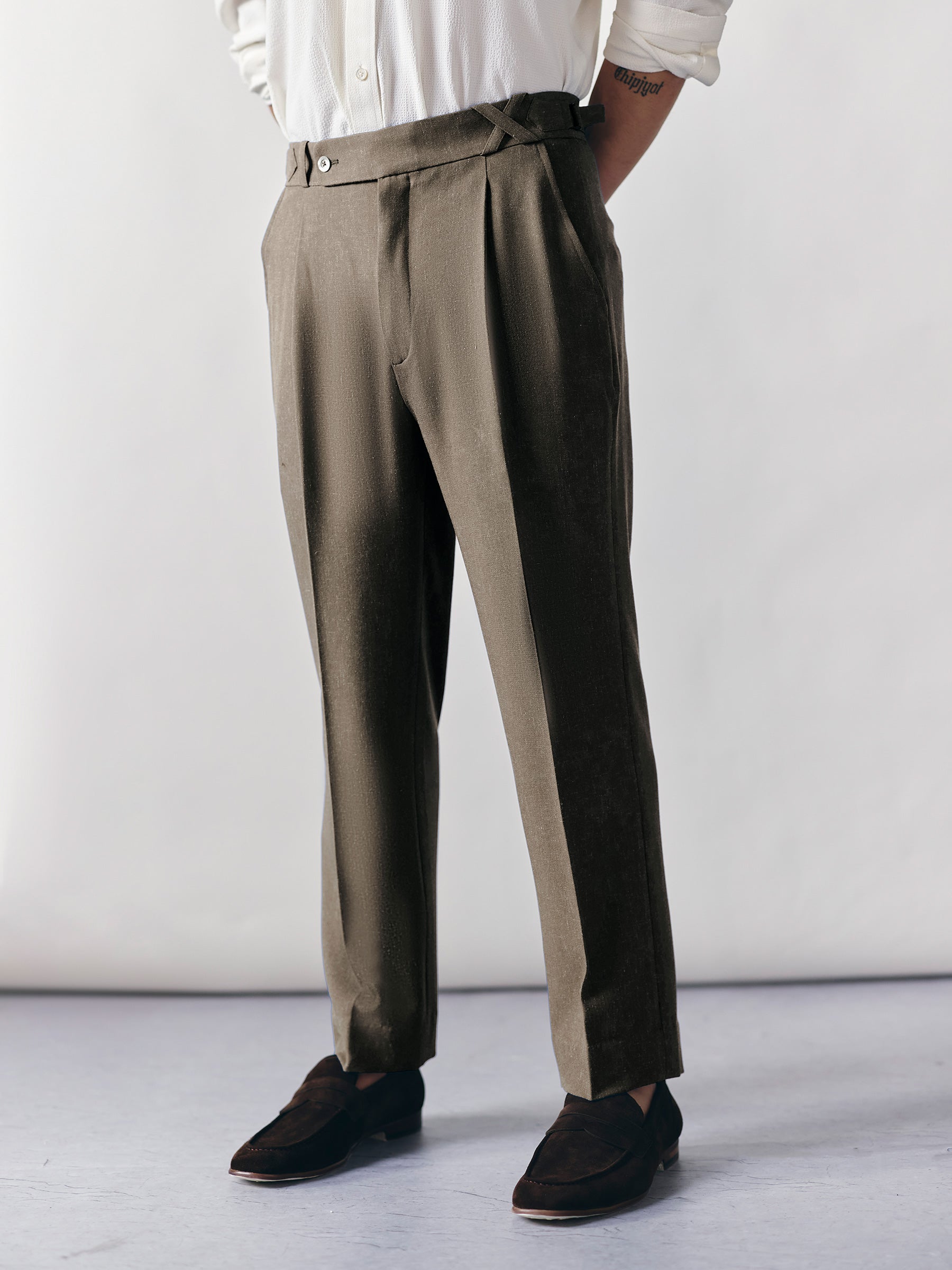 The Compose Trouser - Olive