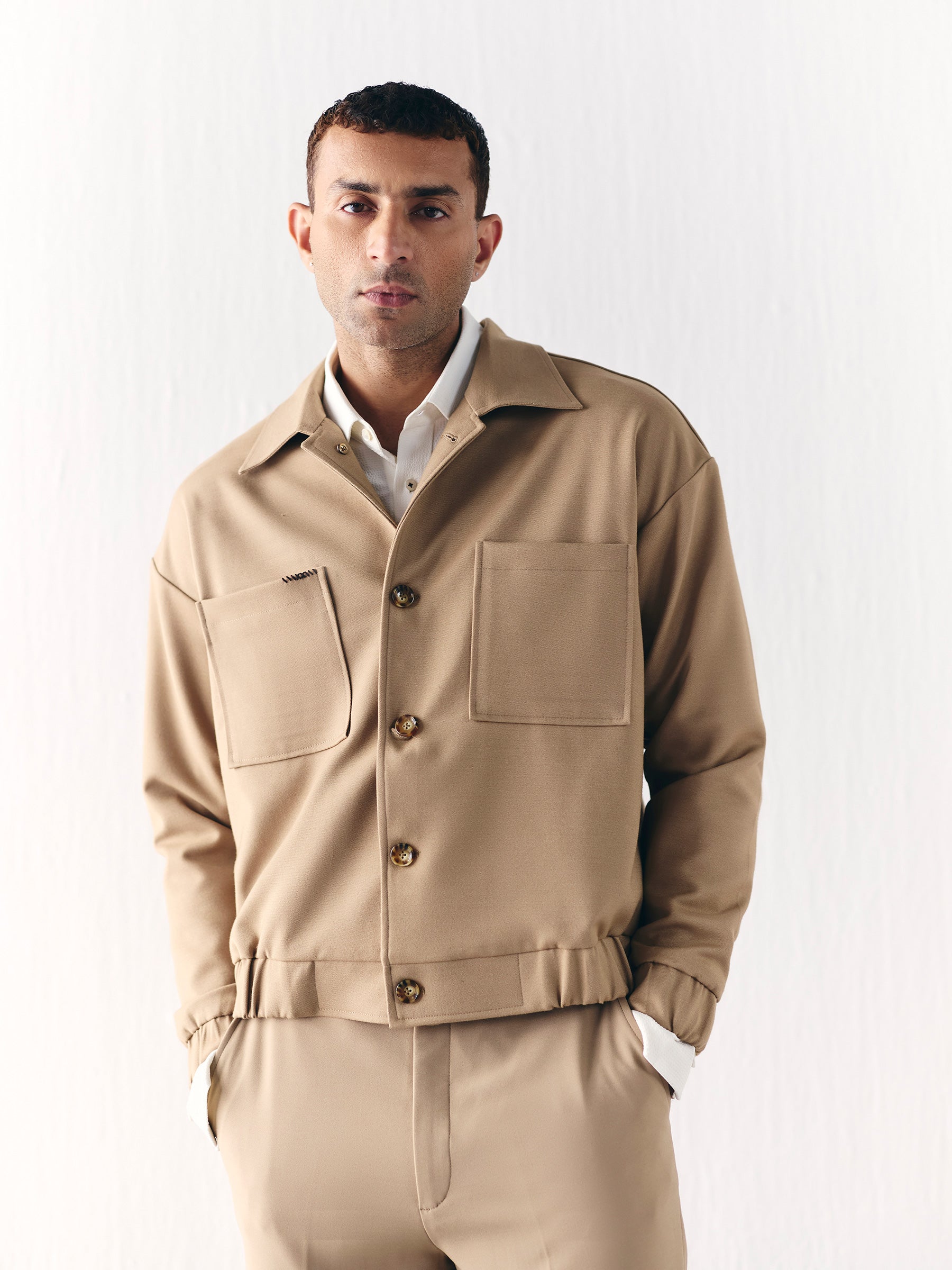 The Blouson Shacket - Mouse