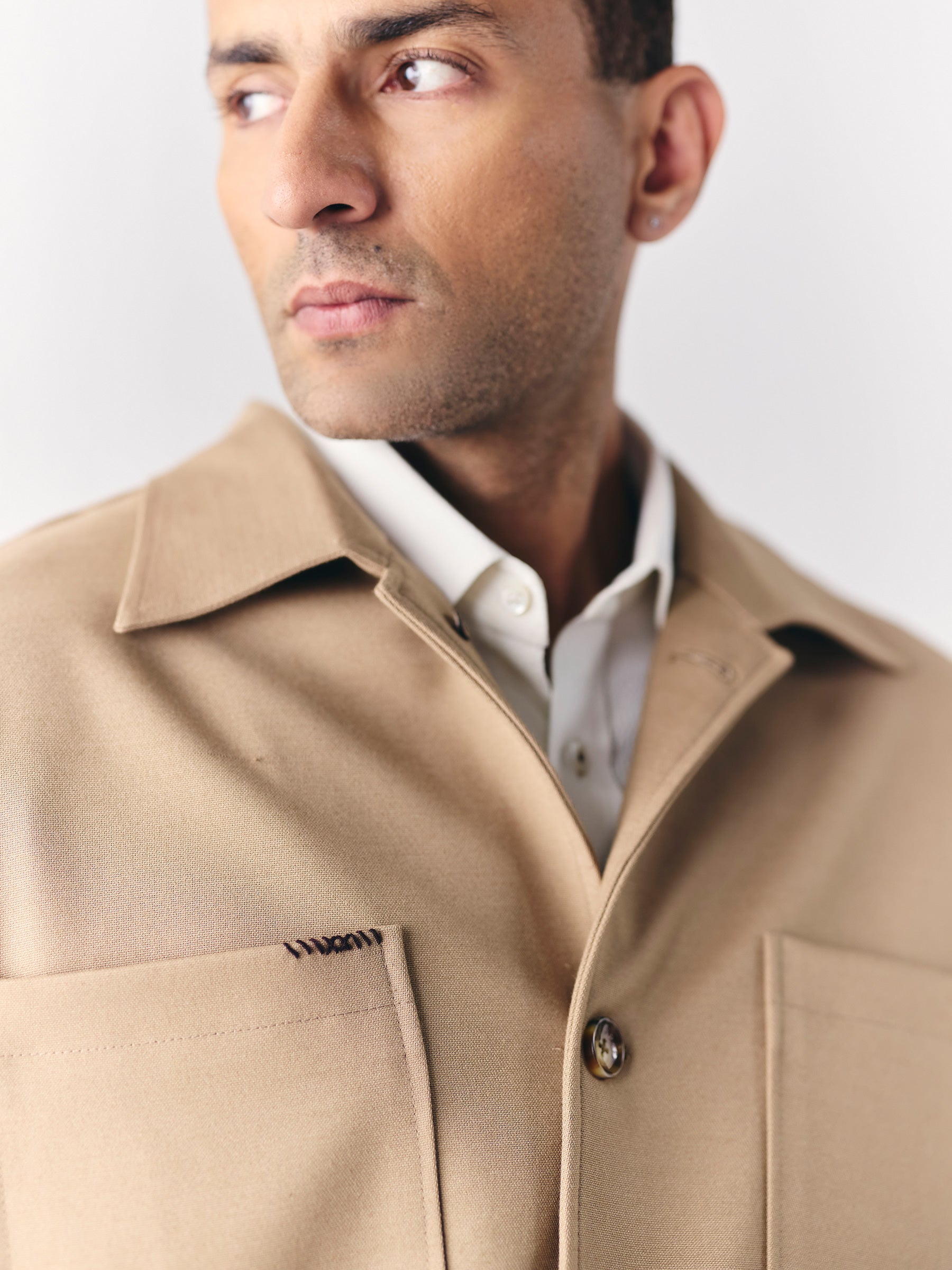 The Blouson Shacket - Mouse