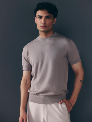 The Foundation Knit - Taupe