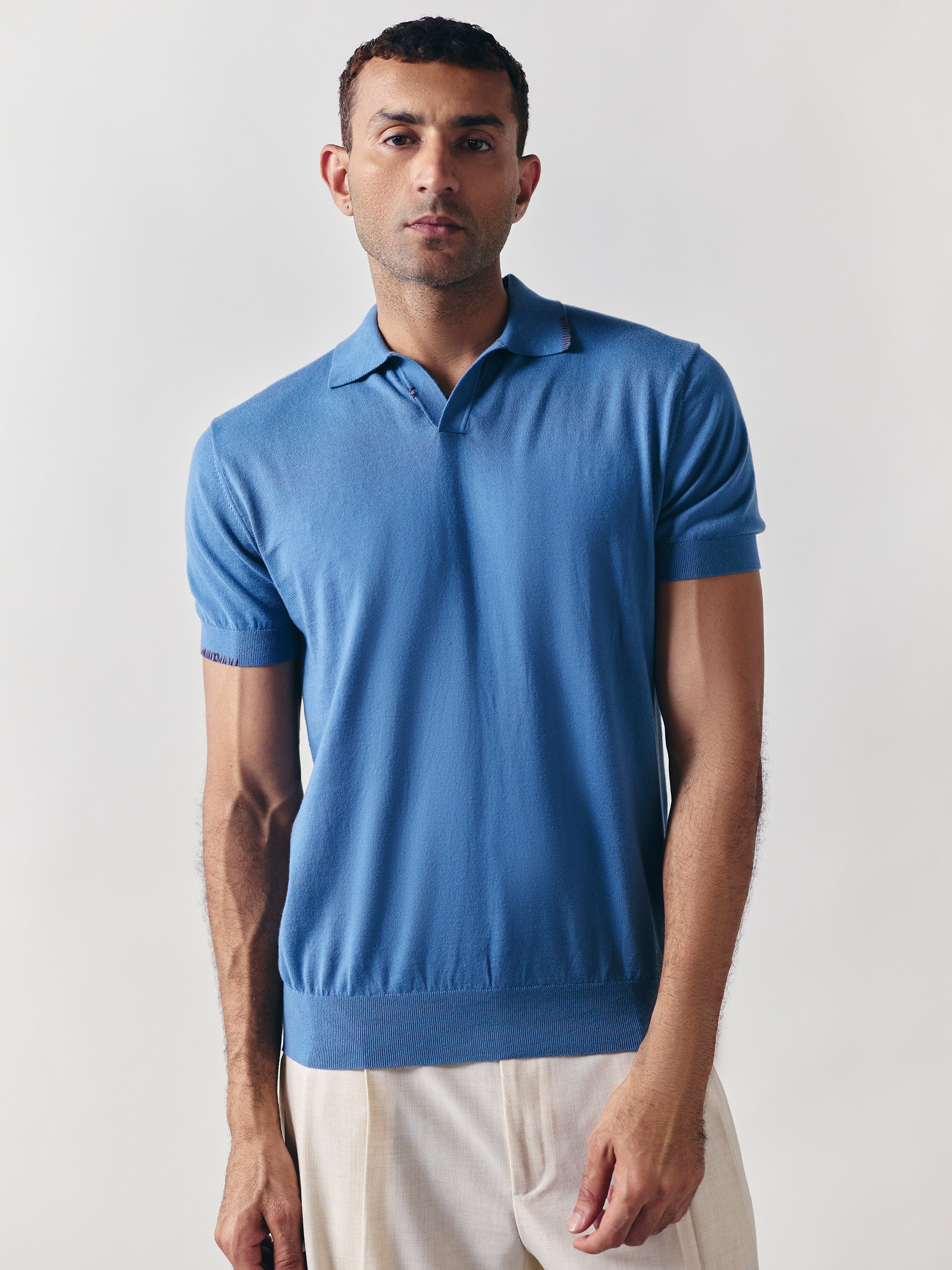 The Frame Polo - Blue