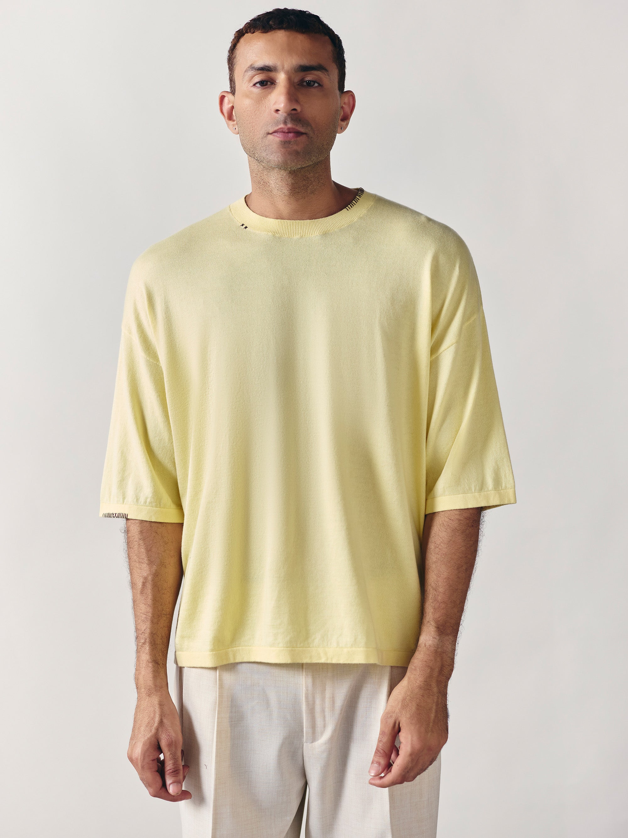 The Box Knit - Lemon