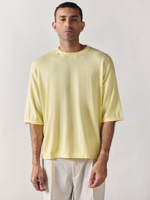 The Box Knit - Lemon
